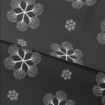 Fine Line Flowers Waterproof Oxford