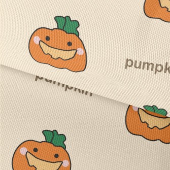 Cute Smiling Pumpkin Waterproof Oxford