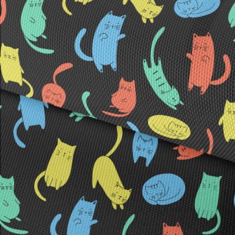 Colorful Cat Waterproof Oxford