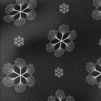 Fine Line Flowers Waterproof Canvas