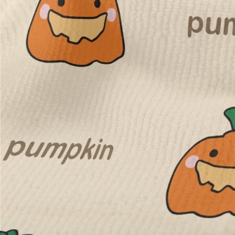 Cute Smiling Pumpkin Terry