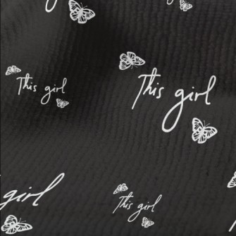Girl English And Line Butterfl Terry
