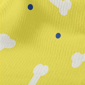 Simple Color Block Dog Bones Terry