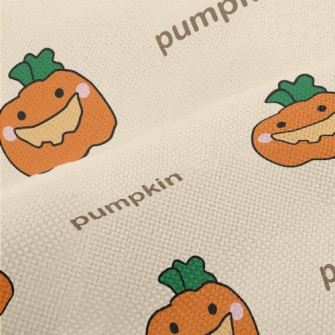 Cute Smiling Pumpkin Performance Linen