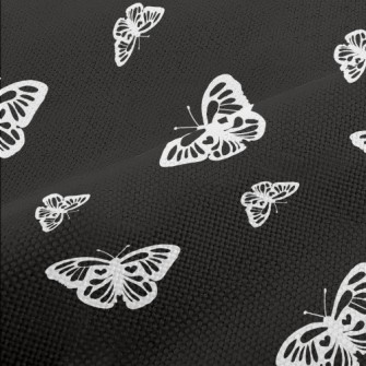White Delicate Butterfly Performance Linen