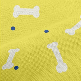 Simple Color Block Dog Bones Performance Linen