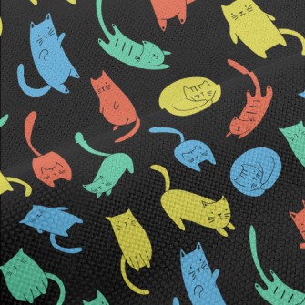 Colorful Cat Performance Linen