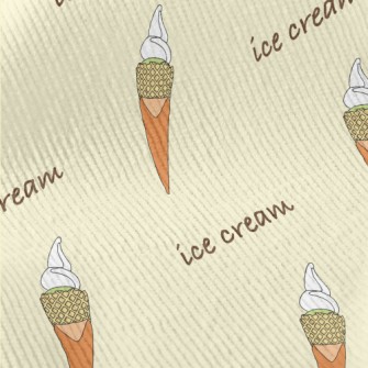 Sweet Flavor Ice Cream Standard Corduroy