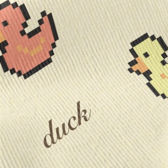 Pixel Colored Duck Standard Corduroy