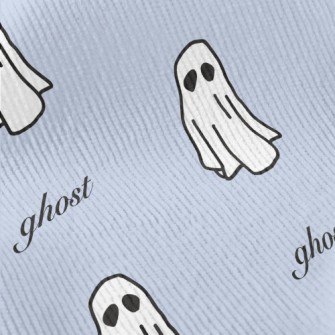 White Cute Ghost Standard Corduroy