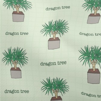 Hand Drawn Potted Dragon Tree Dobby