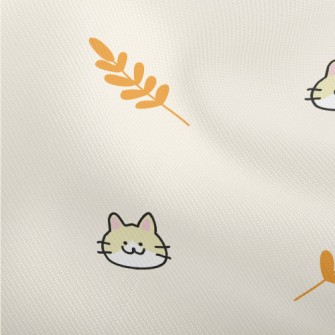 Cute Little Cat And Rice Dobby