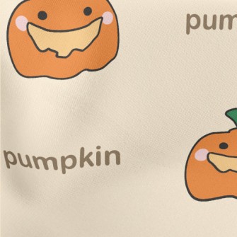 Cute Smiling Pumpkin Stretch Ponte