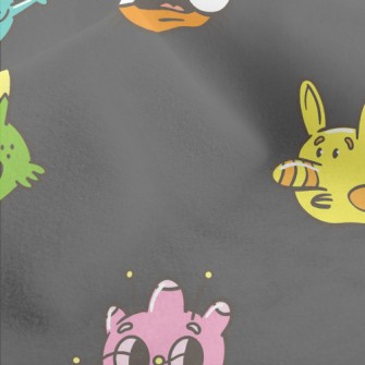 Colorful Strange Alien Micro Fleece
