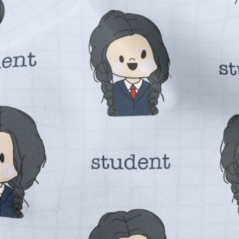 Graffiti Student Girl Micro Fleece