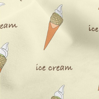 Sweet Flavor Ice Cream Micro Fleece