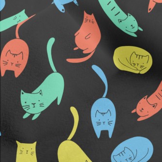 Colorful Cat Micro Fleece