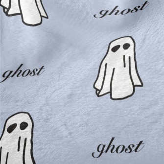 White Cute Ghost Minky