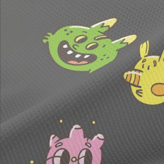 Colorful Strange Alien Piqué