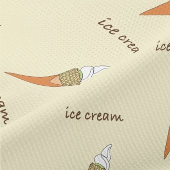 Sweet Flavor Ice Cream Piqué
