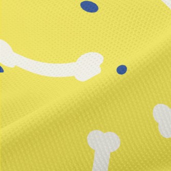 Simple Color Block Dog Bones Piqué