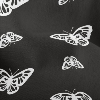 White Delicate Butterfly Lightweight Performance Linen