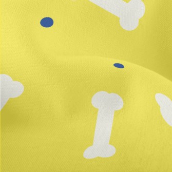 Simple Color Block Dog Bones Lightweight Performance Linen