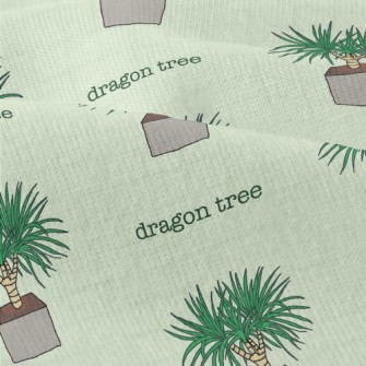 Hand Drawn Potted Dragon Tree Modern Jersey