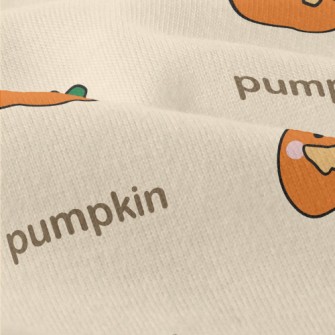 Cute Smiling Pumpkin Modern Jersey