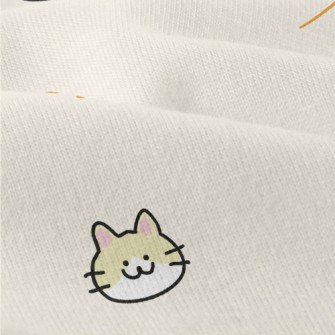 Cute Little Cat And Rice Modern Jersey