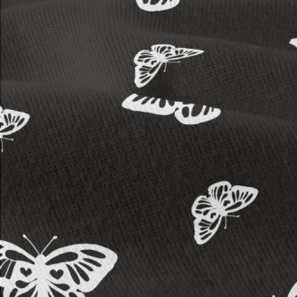 White Delicate Butterfly Modern Jersey