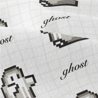 Pixel Cute Ghost Modern Jersey