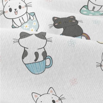 Cats In Mugs Modern Jersey