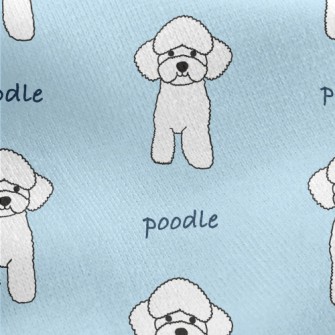 Fluffy Poodle Jersey Backed Fleece