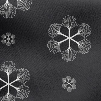 Fine Line Flowers Jersey Backed Fleece