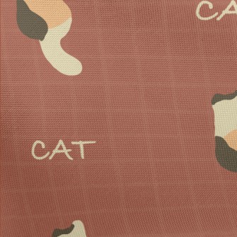 Three-color Tabby Cat Pongee