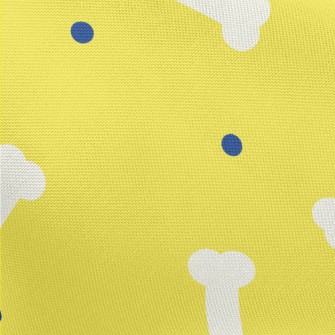 Simple Color Block Dog Bones Pongee