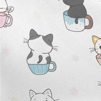 Cats In Mugs Pongee