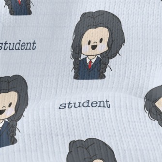Graffiti Student Girl Stretch Jersey
