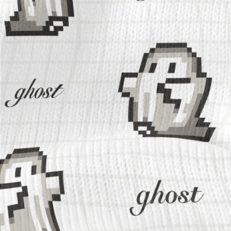 Pixel Cute Ghost Stretch Jersey