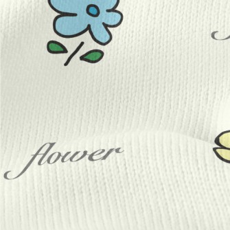 Colorful Simple Flowers Stretch Jersey