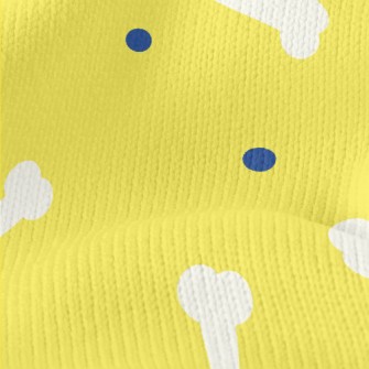 Simple Color Block Dog Bones Stretch Jersey