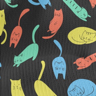 Colorful Cat Stretch Jersey