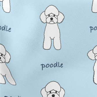Fluffy Poodle Lightweight Cotton Poplin