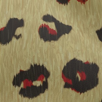 Rich Leopard Print Chiffon