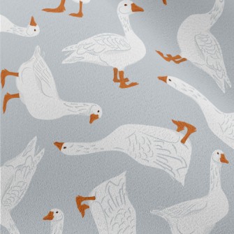 Hand Drawn Goose Chiffon