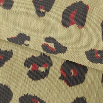 Rich Leopard Print Waterproof Oxford