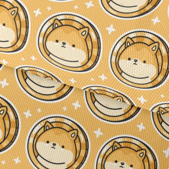 Shiba Inu Turned Into Gold Coi Waterproof Oxford
