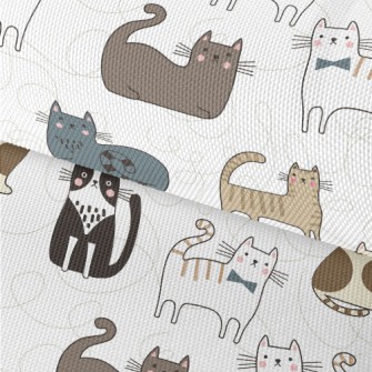 Various Cute House Cats Waterproof Oxford