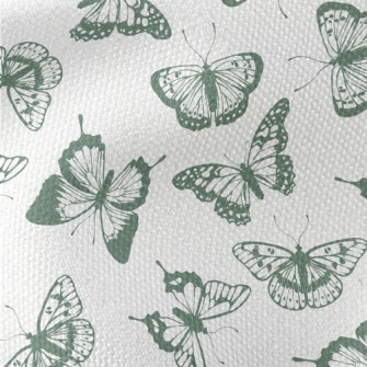 Monochrome Realistic Butterfly Waterproof Canvas